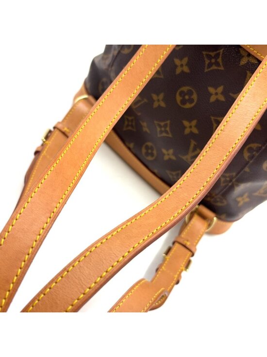 Louis Vuitton Montsouris Monogram Leather Brown Light Backpack Gold main image 11